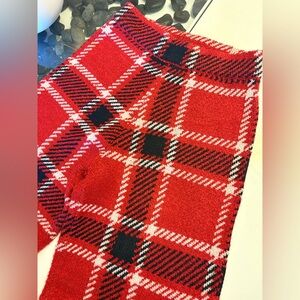 Zara Red Plaid Pants